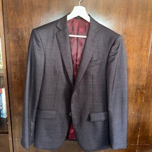 John Varvatos Dark Gray Men's Blazer